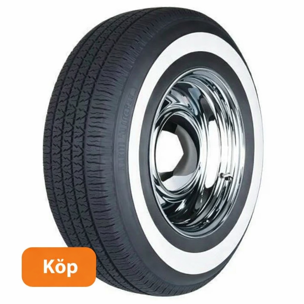 215/75R14 Whitewall däck